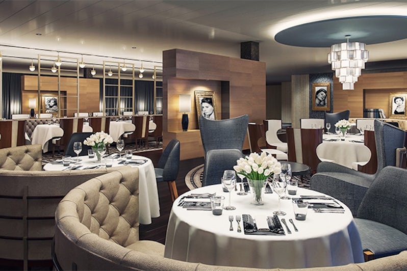 Rendering of the interior of Angelo's Italian on Pacific Explorer