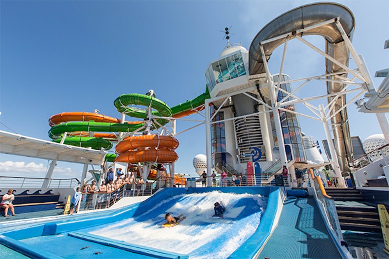 Perfect Storm Water Slides on Royal Caribbean
