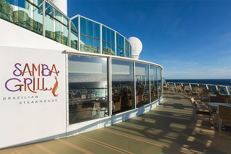 Exterior shot of Samba Grill on Radiance of the Seas