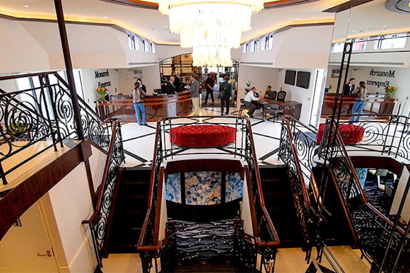Interior shot of the Lobby on Monarch Empress