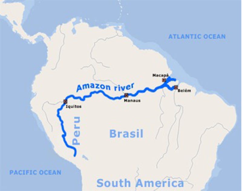 amazon basin map location