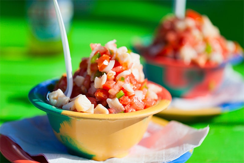 Bahamian conch salad