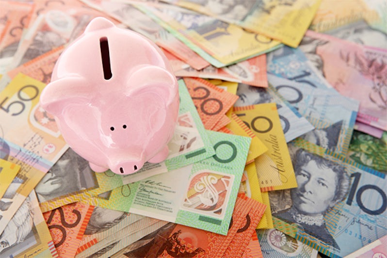 Australian money piggy bank