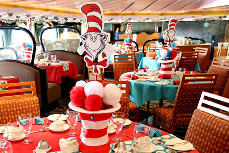 The Seuss character breakfast on Carnival.