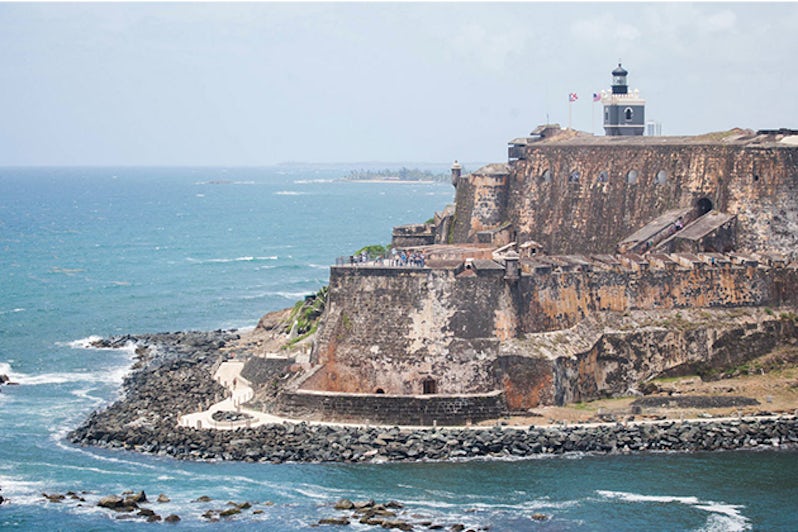 San Cristobal Fort in San Juan, Puerto Rico