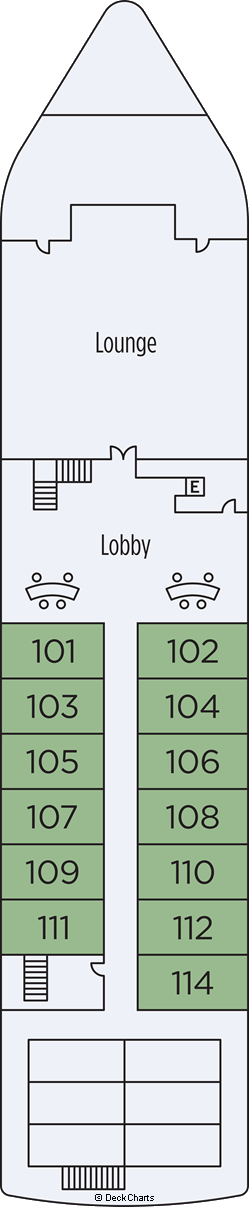 S.S. Sphinx Deck Plans: Ship Layout, Staterooms & Map - Cruise Critic