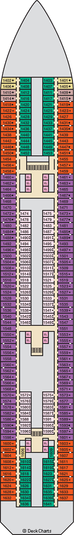 Carnival Sunshine Deck Plans: Ship Layout, Staterooms & Map - Cruise Critic