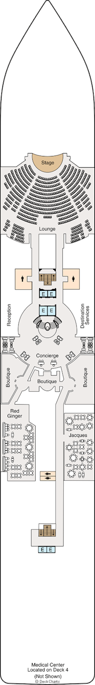 Oceania Riviera Deck Plans: Ship Layout, Staterooms & Map - Cruise Critic
