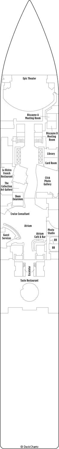 Norwegian Epic Deck Plans: Ship Layout, Staterooms &amp; Map - Cruise Critic