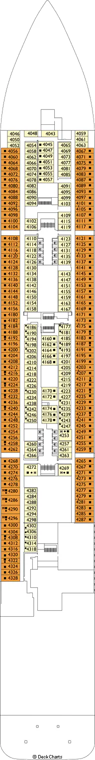Costa Toscana Deck Plans
