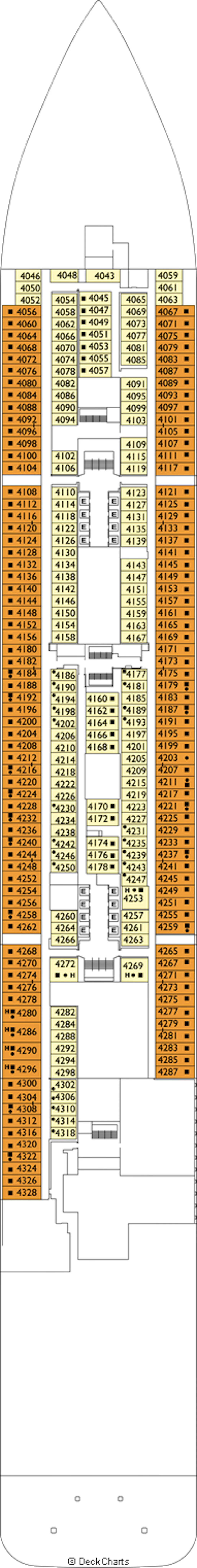 Costa Toscana Deck Plans Costa Toscana Deck Plans