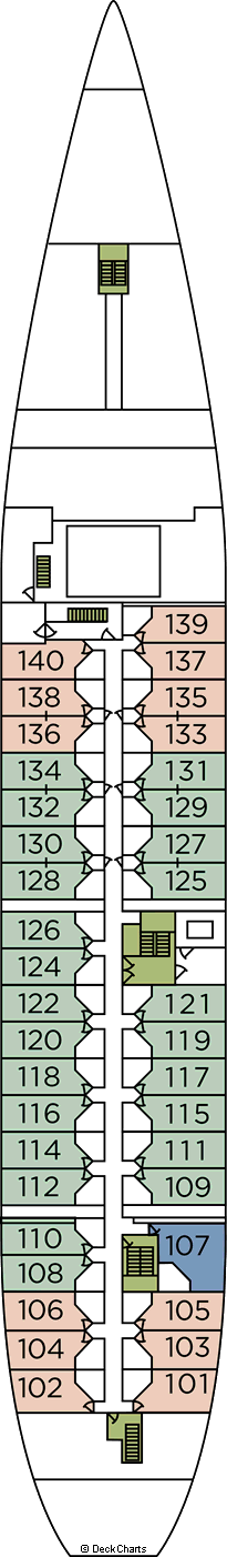 Windstar Wind Star Deck Plans: Ship Layout, Staterooms & Map - Cruise ...