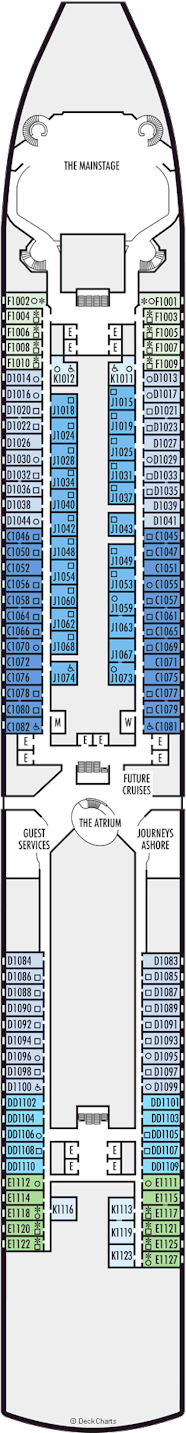 Holland America Noordam Deck Plans: Ship Layout, Staterooms & Map - Cruise Critic