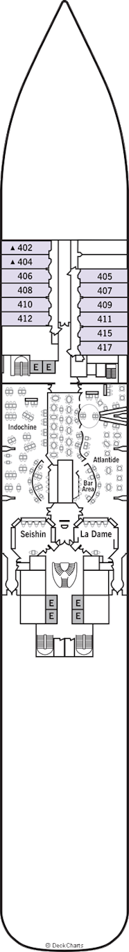 Silversea Silver Spirit Deck Plans: Ship Layout, Staterooms & Map