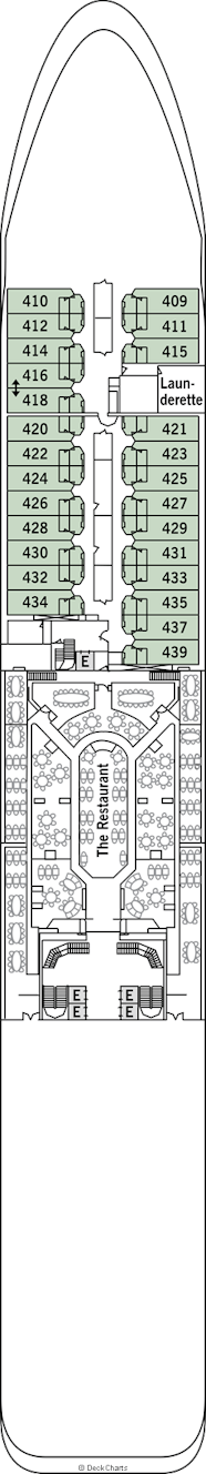 Silversea Silver Whisper Deck Plans: Ship Layout, Staterooms & Map