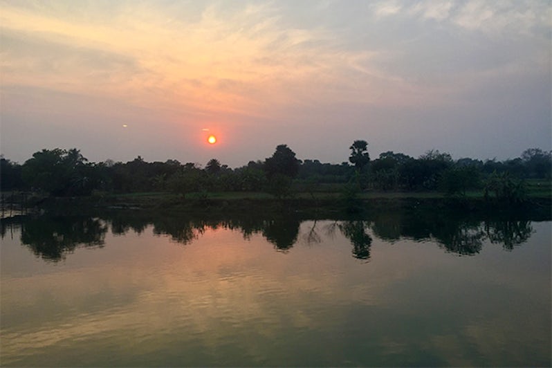 Sunset Over India