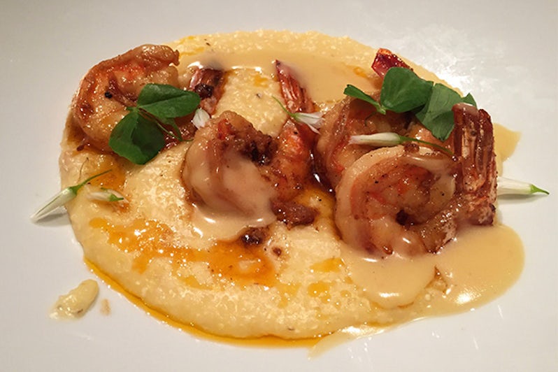 Chef Voltaggio's shrimp and grits