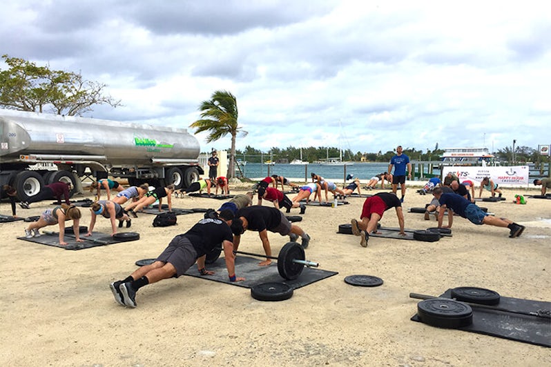Barbells in the Bahamas