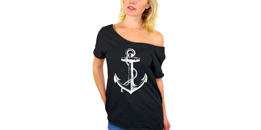 Women's Off-the-Shoulder Anchor T-Shirt (Photo: Amazon)