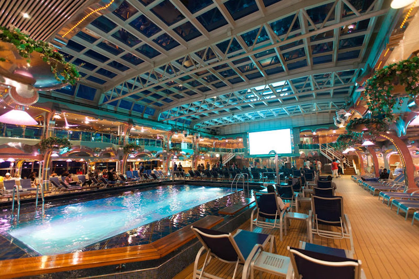 carnival cruise indoor pool