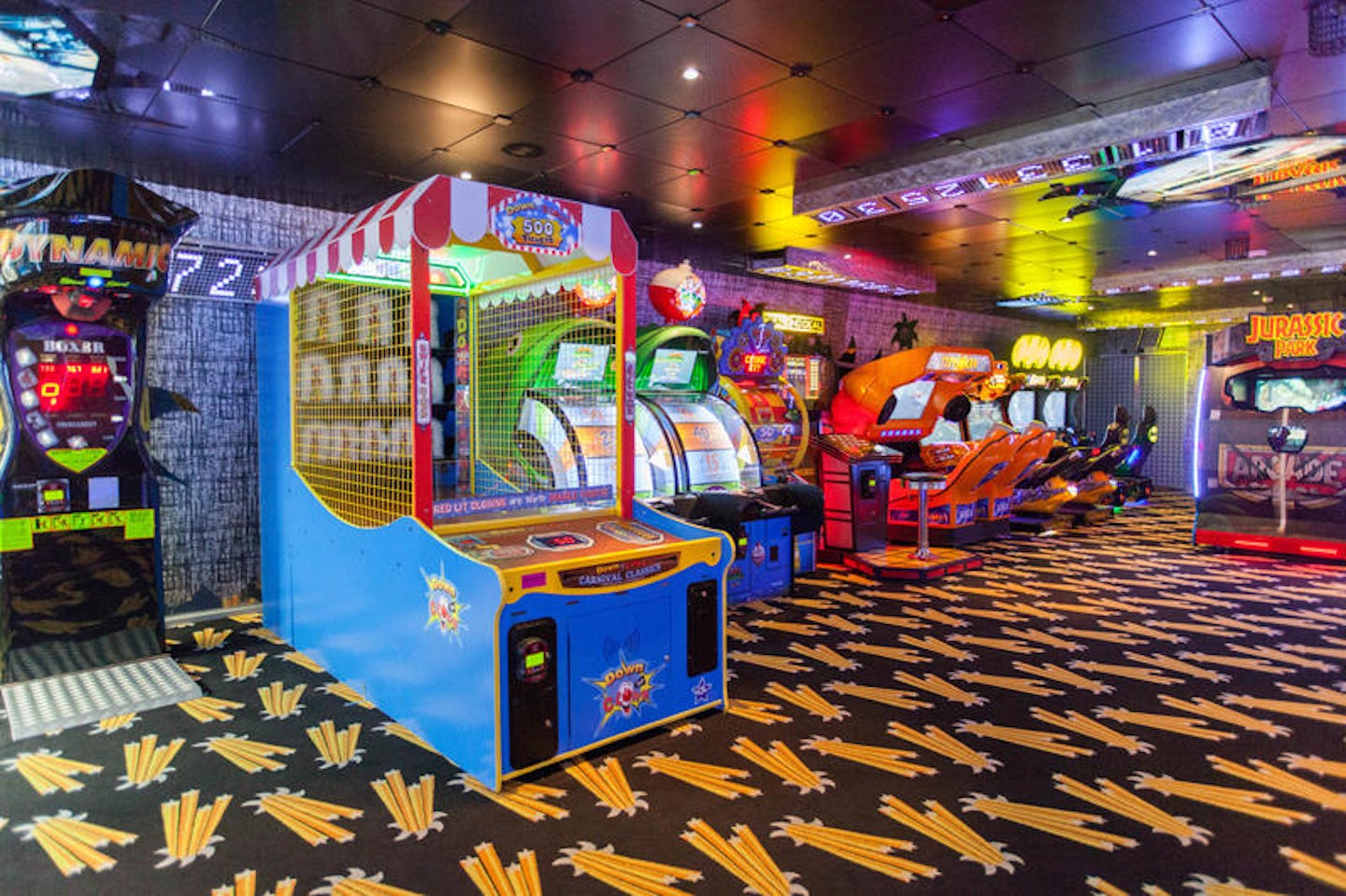Video Arcade on Carnival Splendor