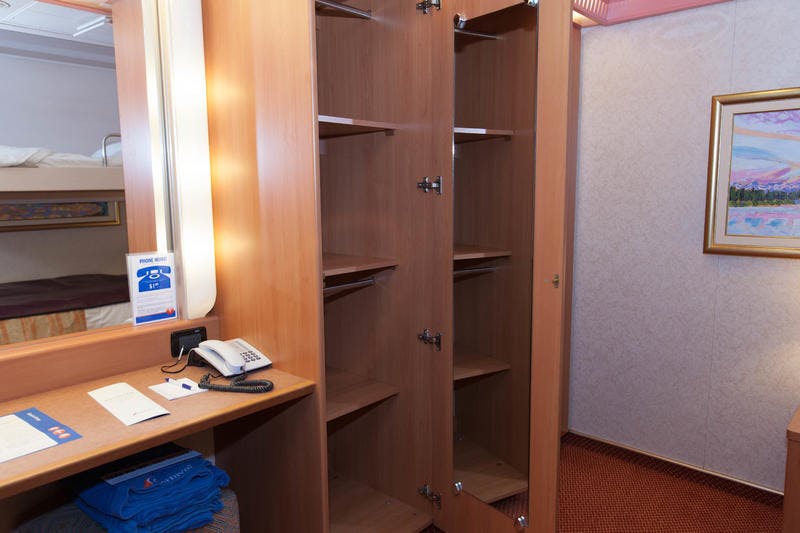 Interior Cabin with Bunk Beds on Carnival Splendor Cruise Ship Cruise