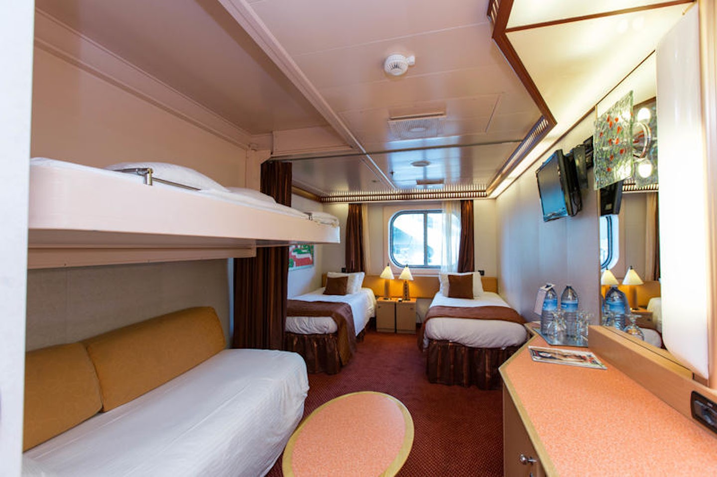 cruise ship cabins for 5