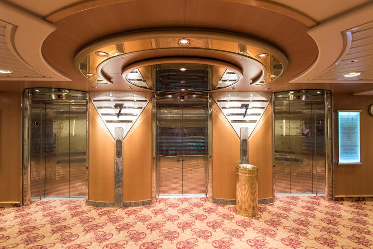 Elevators on Brilliance of the Seas