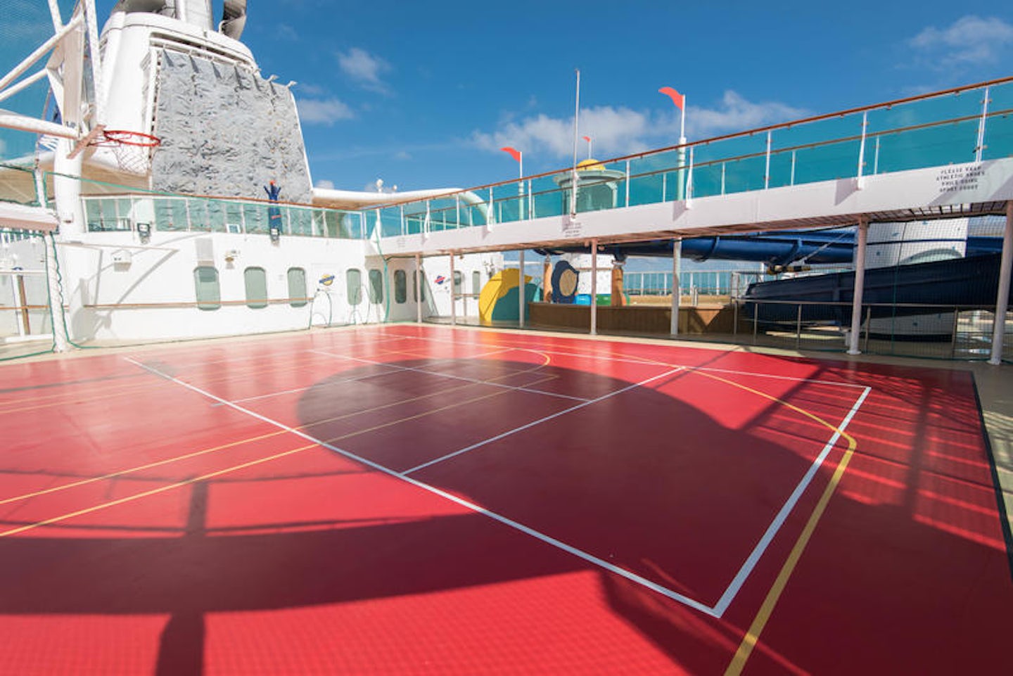 Sports Court on Brilliance of the Seas