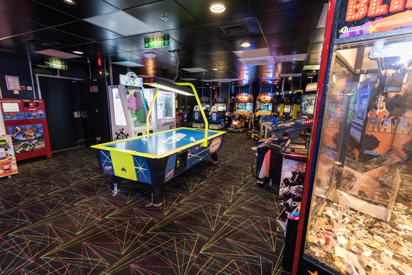 Challengers Video Arcade on Brilliance of the Seas