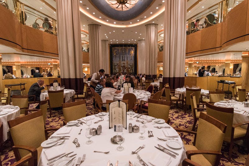 Minstrel Dining Room On Royal Caribbean Brilliance Of The Seas Ship ...