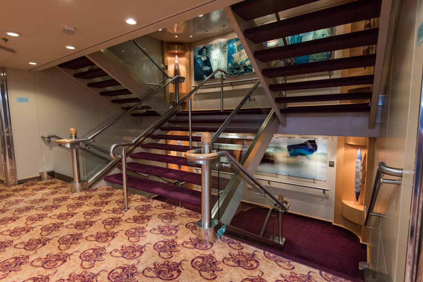 Stairs on Brilliance of the Seas