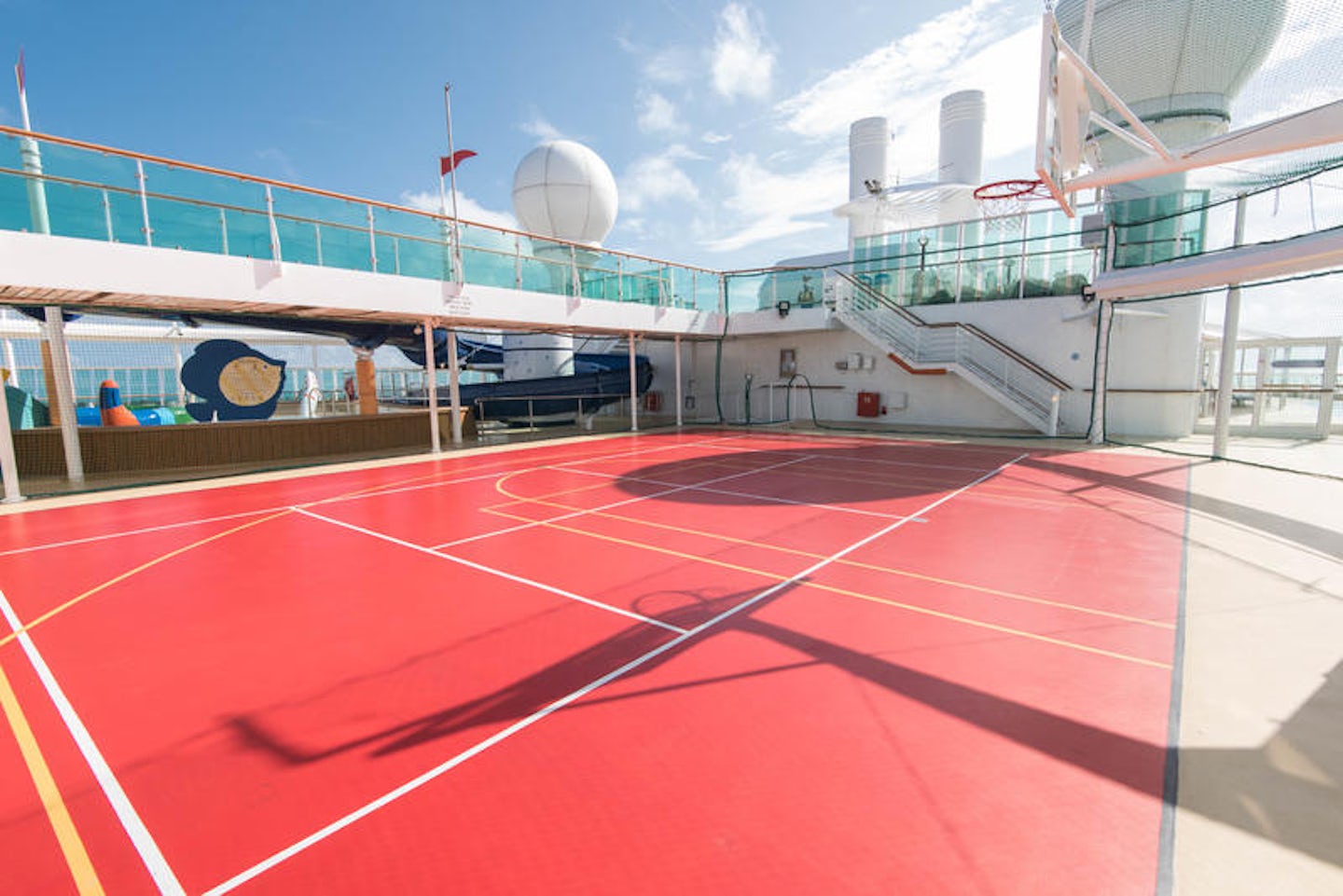 Sports Court on Brilliance of the Seas
