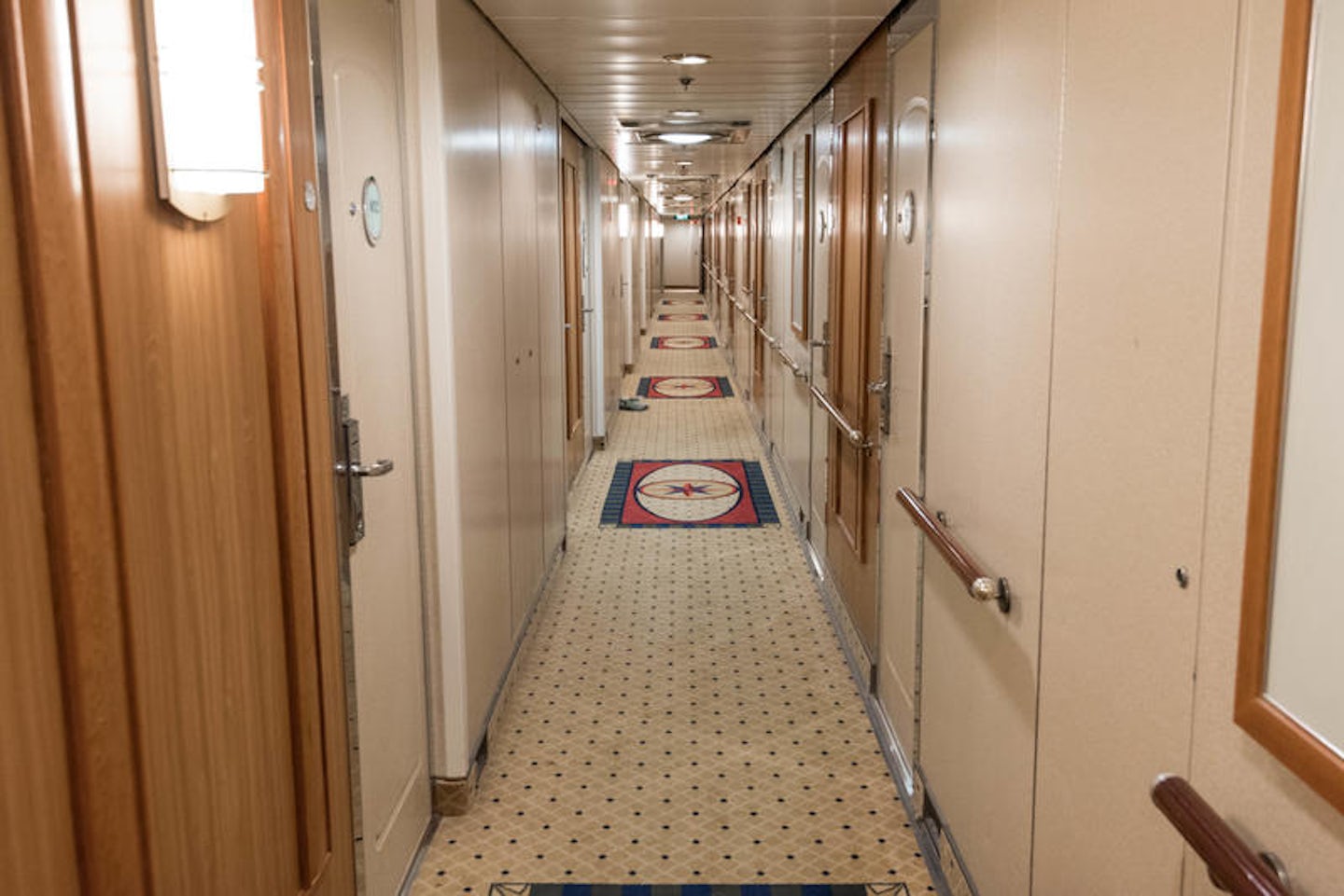 Hallways on Brilliance of the Seas