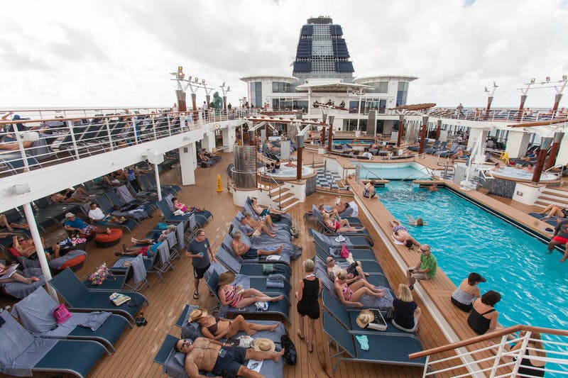 Main Pool And Hot Tubs On Celebrity Constellation Cruise Ship - Cruise ...