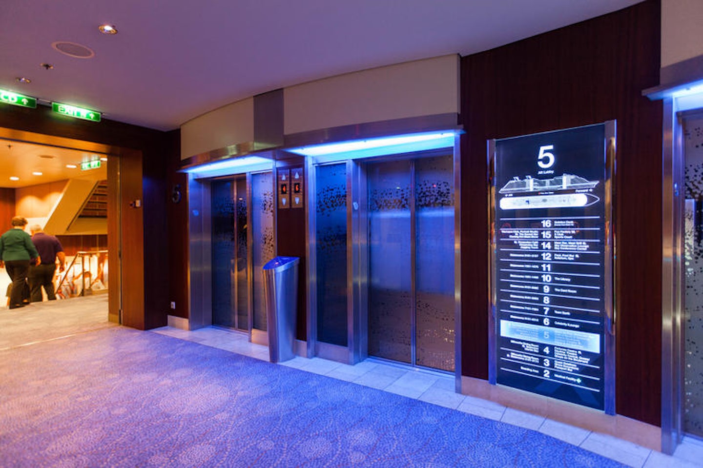Elevators on Celebrity Equinox