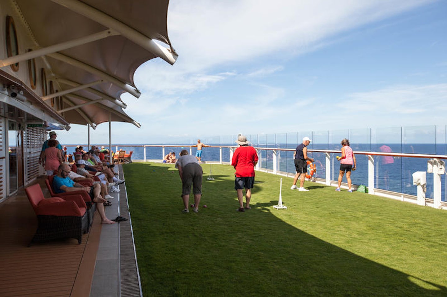 Bocce Ball at Lawn Club on Celebrity Equinox