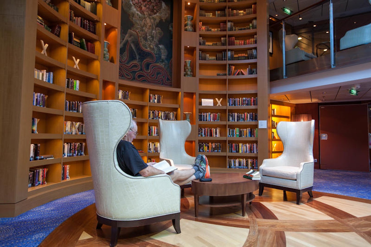 The Library on Celebrity Equinox