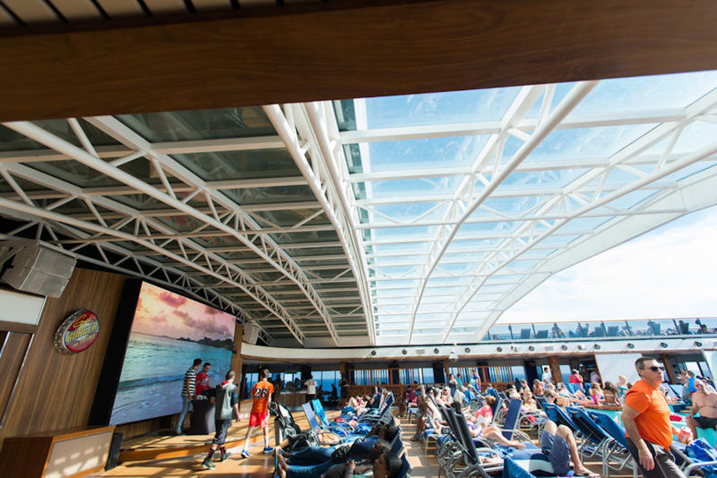 Retractable Roof on Carnival Pride