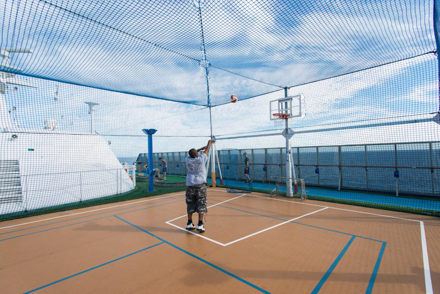 Basketball Court on Carnival Pride