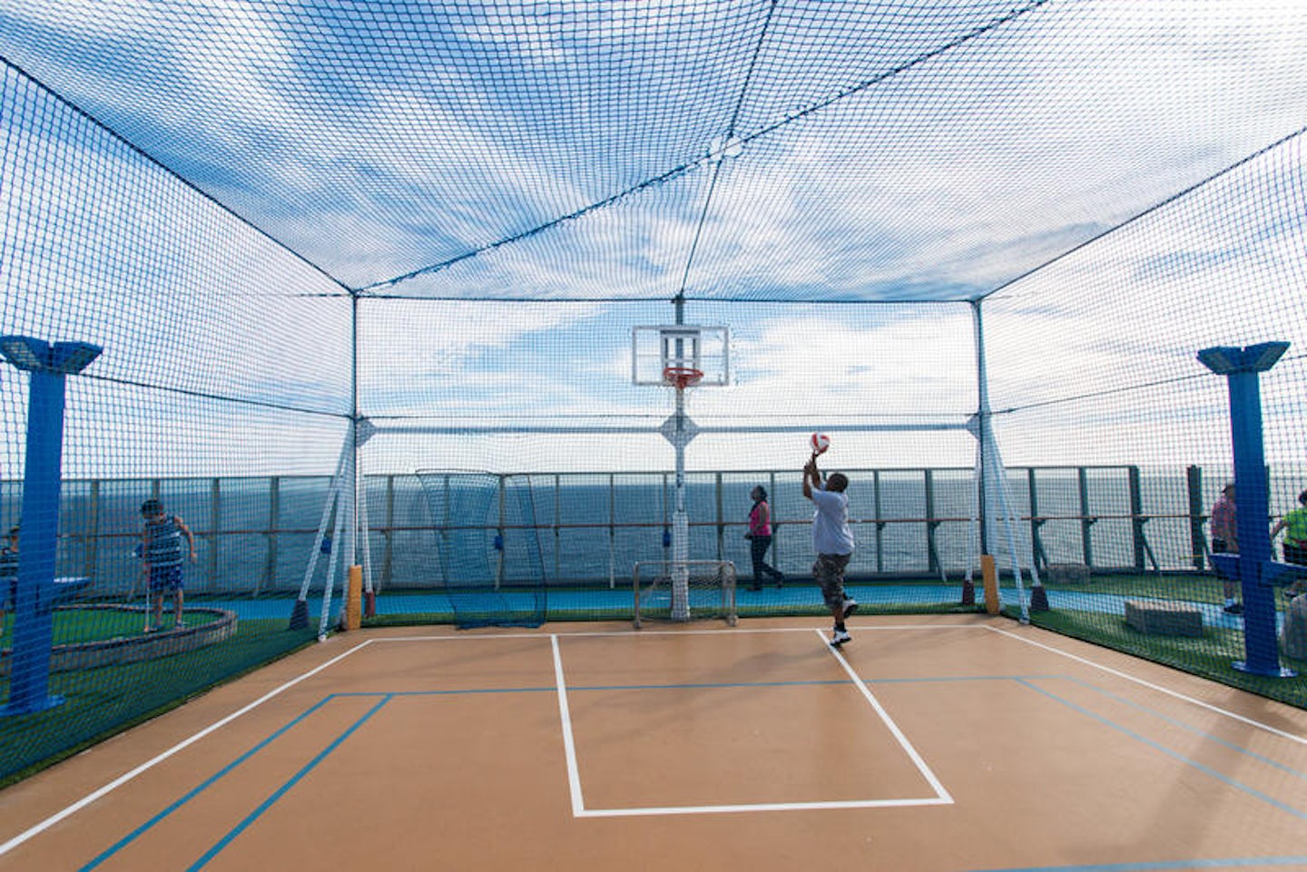 Basketball Court on Carnival Pride