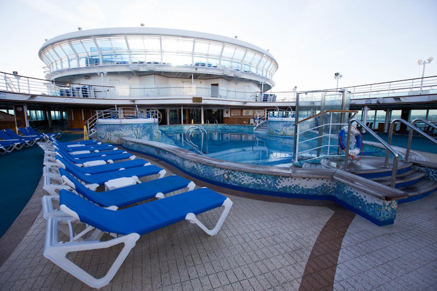 The Neptune Pool on Crown Princess