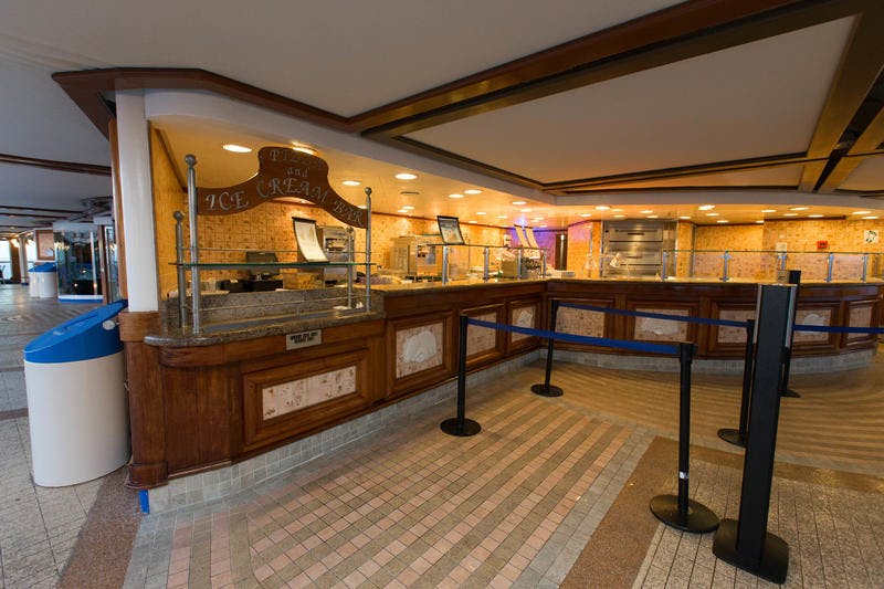 Pizza and Ice Cream Bar on Crown Princess Cruise Ship Cruise Critic