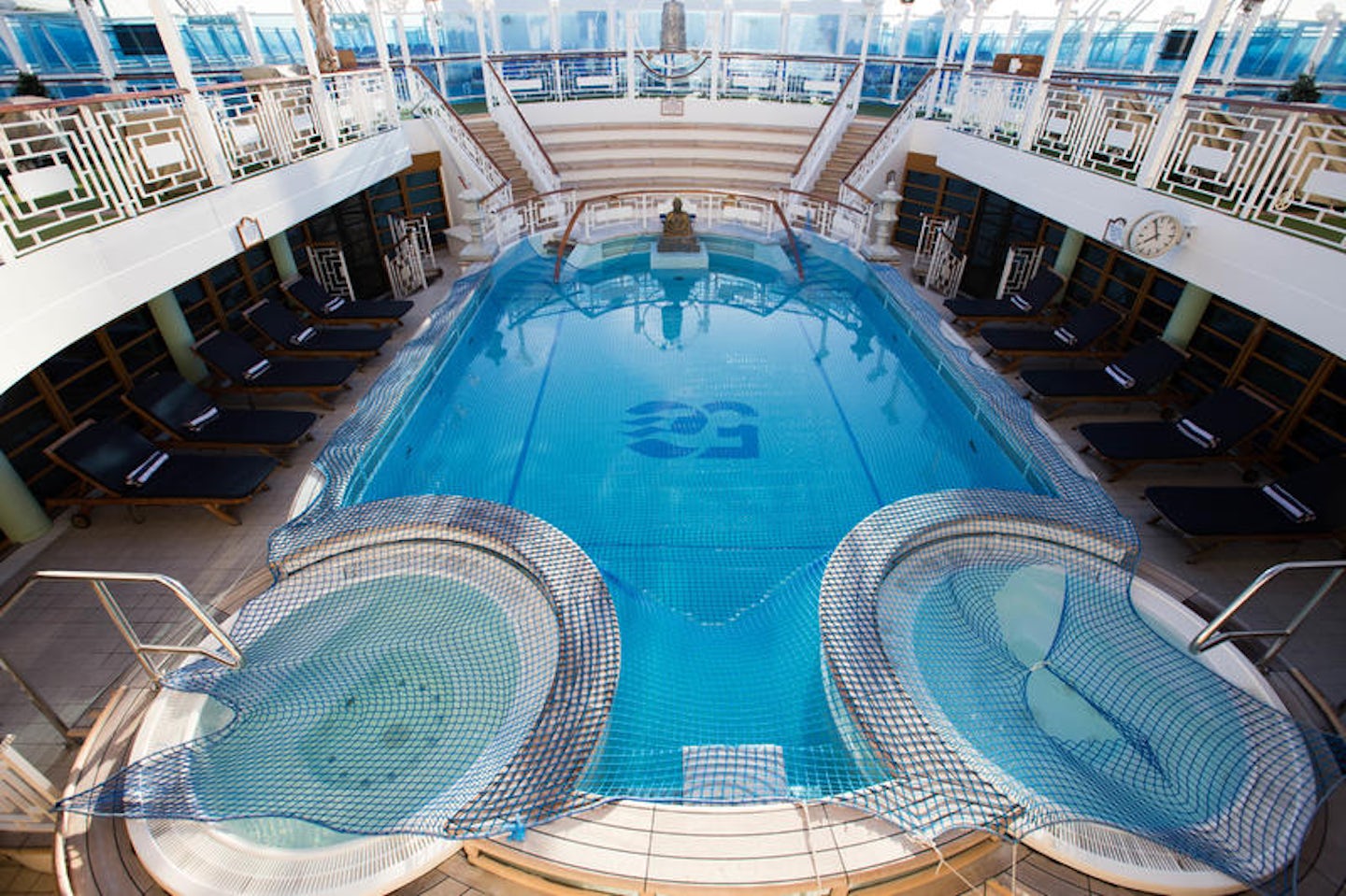 The Neptune Pool on Crown Princess