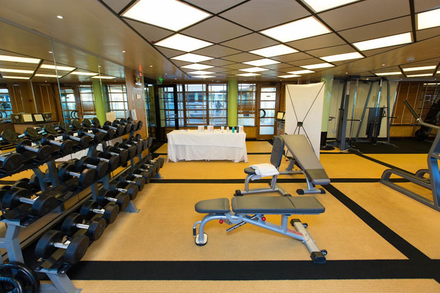 Fitness Center on Crown Princess
