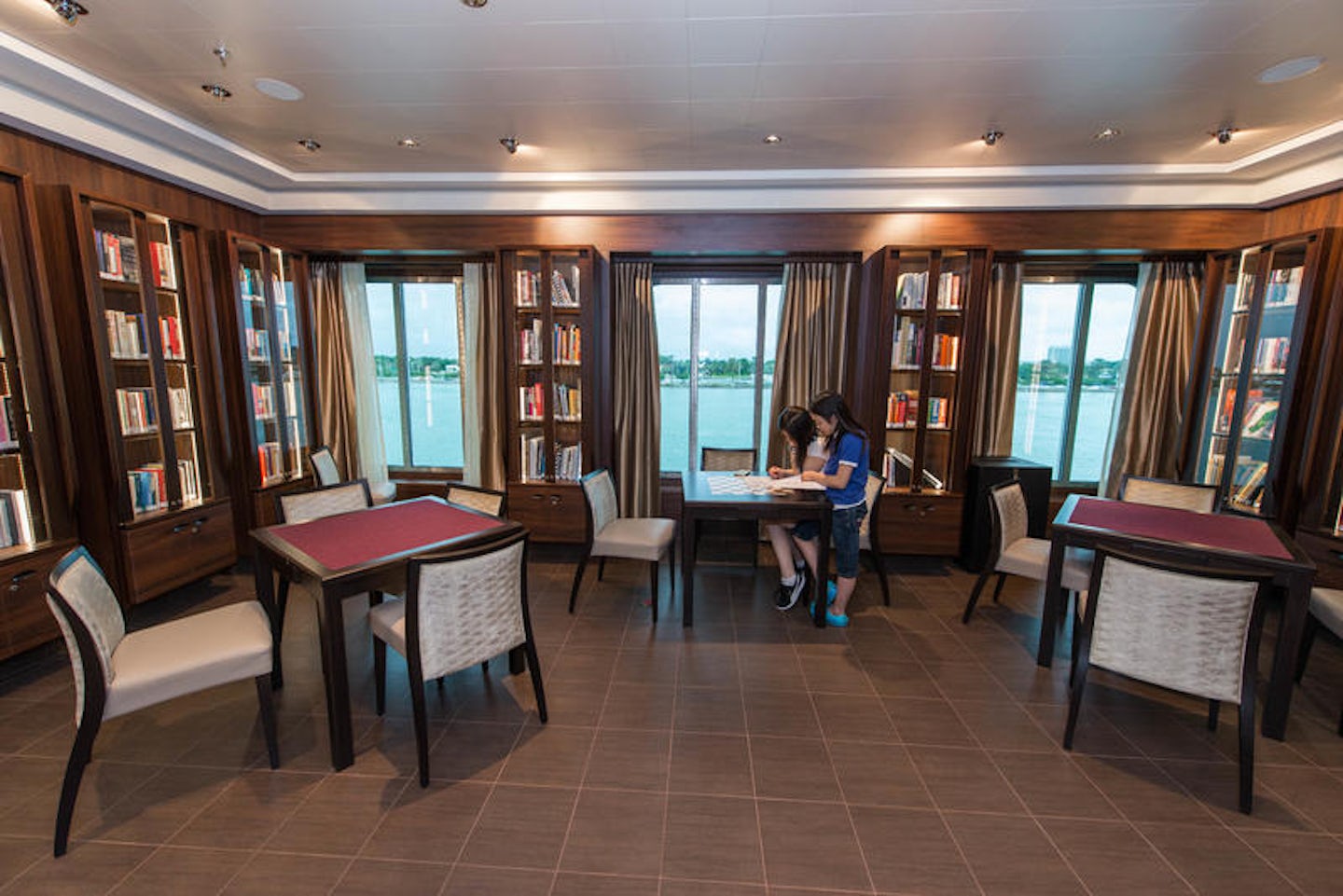 Library on Norwegian Escape