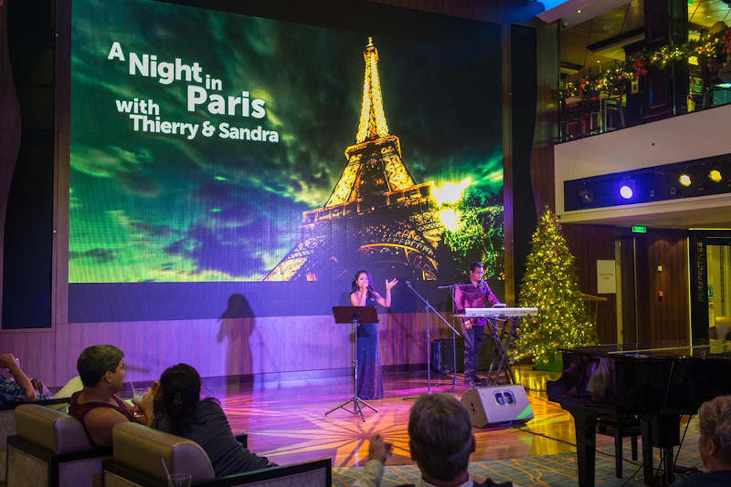 A Night in Paris with Thierry and Sandra on Norwegian Escape