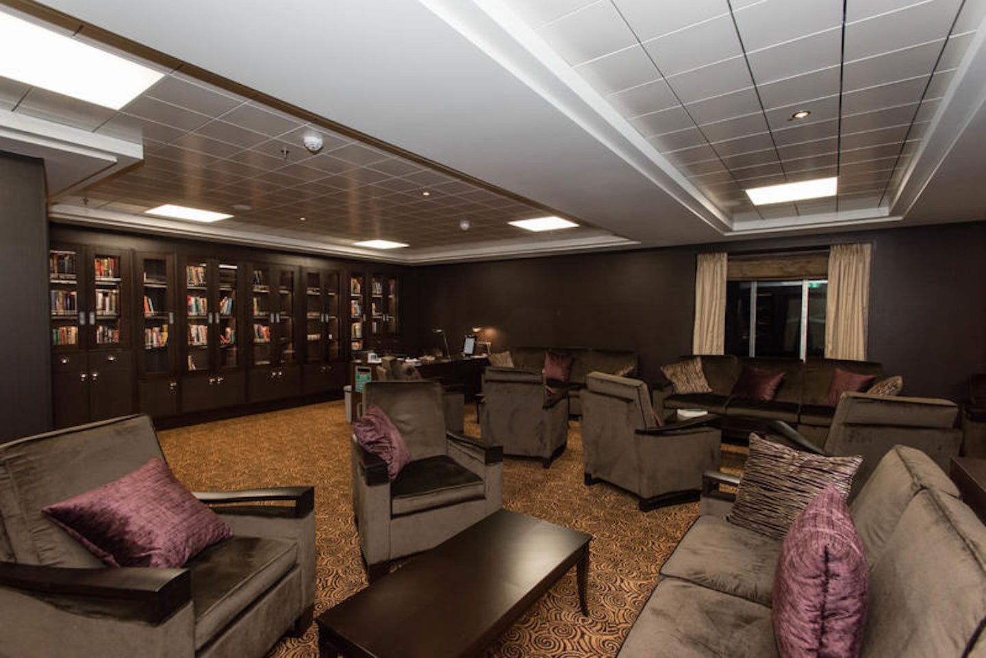 Library and Internet on Norwegian Epic