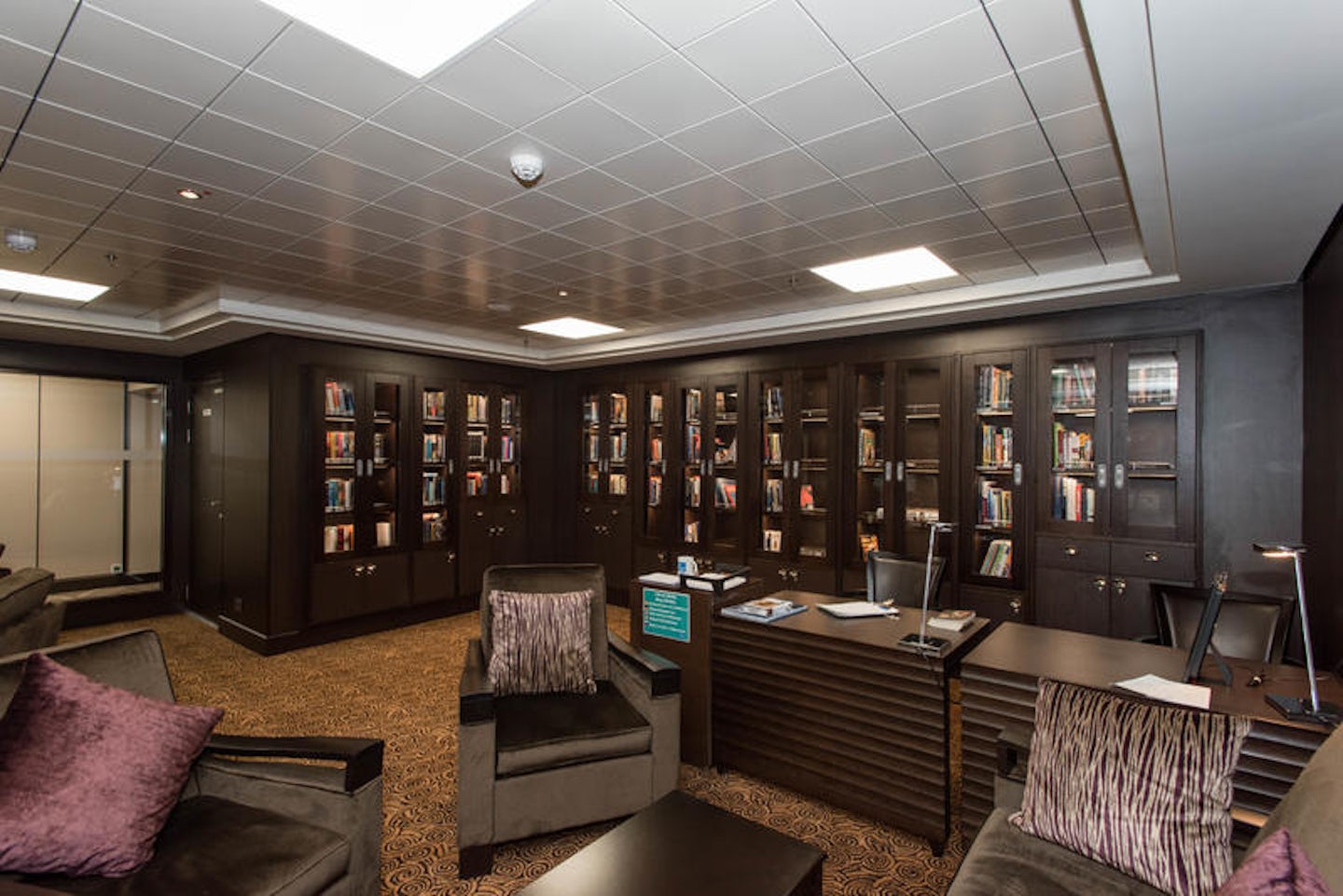 Library and Internet on Norwegian Epic
