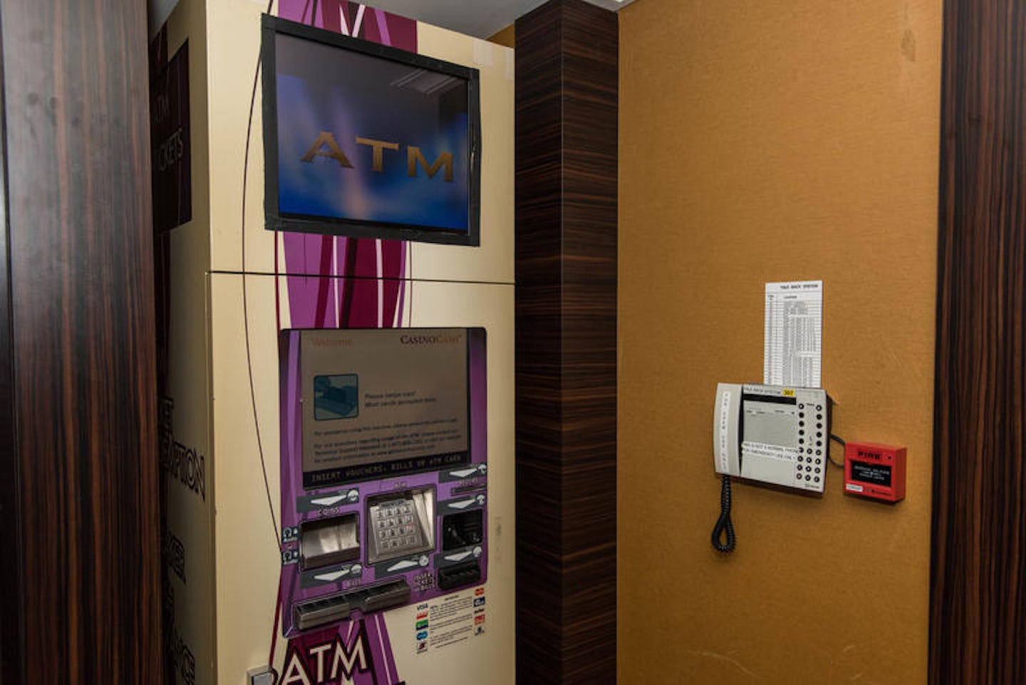 ATM on Norwegian Epic